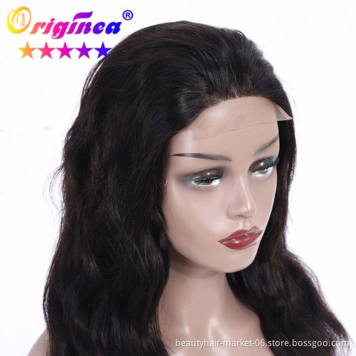 High quality bob human hair headband wigs human hair lace front